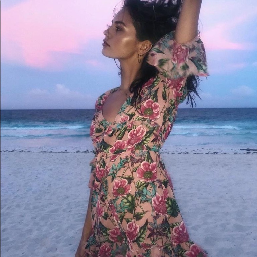 For Love and Lemons Churro Mini Dress